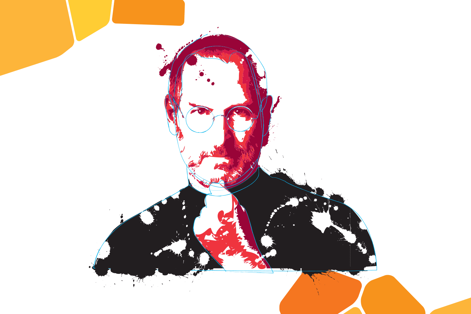 steve jobs illustration